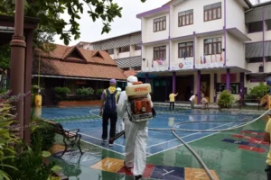 csr มหรรณพาราม พ่นฆ่าเชื้อ