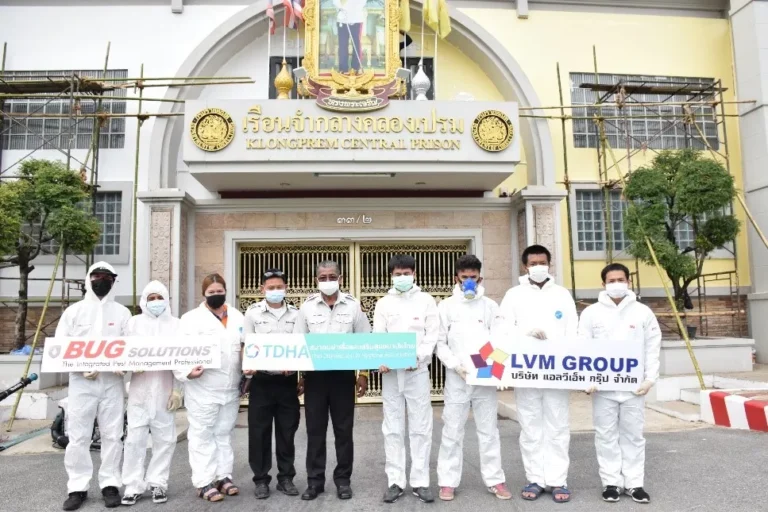 csr เรือนจำกลางคลองเปรม พ่นฆ่าเชื้อ