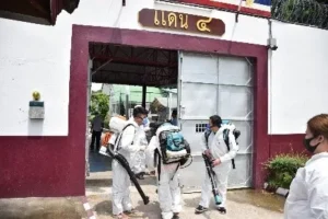 csr เรือนจำกลางคลองเปรม พ่นฆ่าเชื้อ