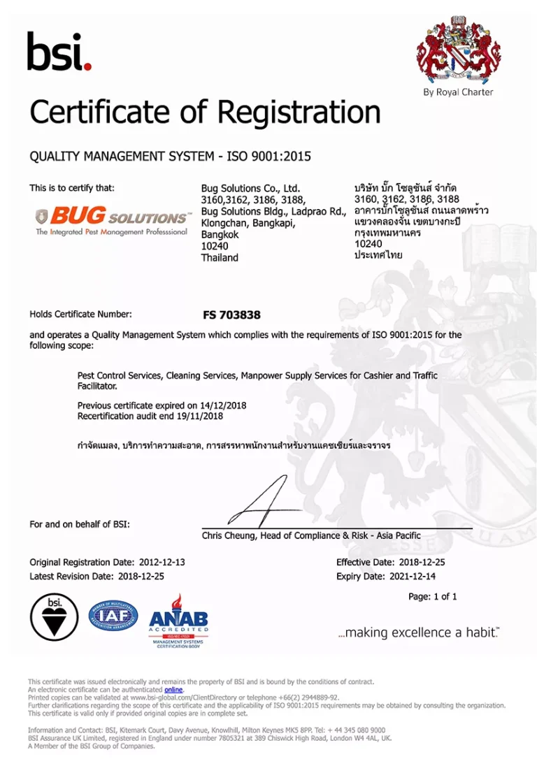 มาตราฐาน ISO 9001