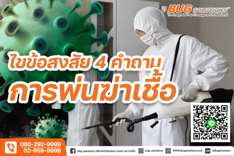พ่นฆ่าเชื้อ พ่นฆ่าเชื้อโรค พ่นฆ่าเชื้อไวรัส